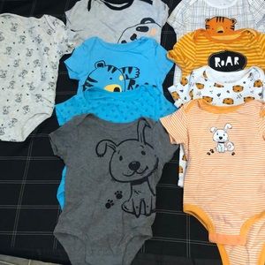 Set of 9 onesies